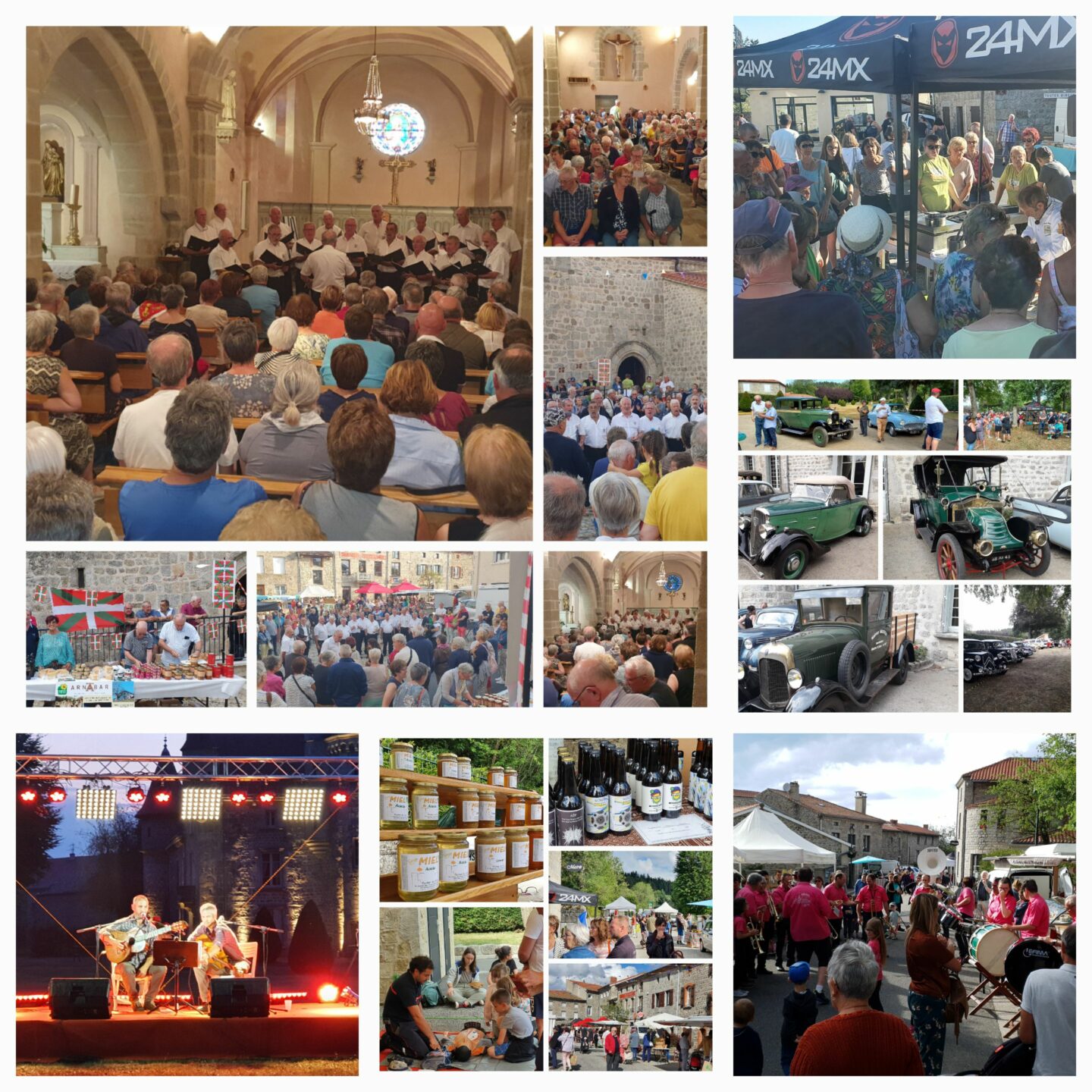 Marchés producteurs Saint Romain Lachalm une commune de Haute Loire